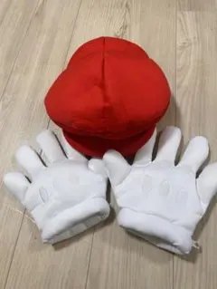 USJ マリオ　帽子と手袋のセット