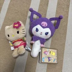 サンリオ　キティ&クロミ　ぬいぐるみセット