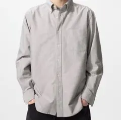 UNIQLO 長袖シャツ(ボタンダウンカラー・長袖)