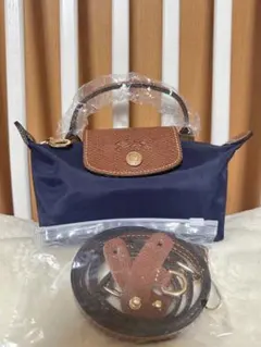 LONGCHAMP ネイビーXS