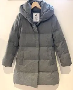 SLOBE  IENA スローブイエナ　ショールカラー ダウンコート グレー