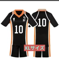ハイキュー!! 烏野高校 日向翔陽 10番 ユニフォーム ブラック　XLサイズ