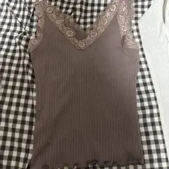 L*5様 即購入OK Heather 前後2wayタンクトップ　ピンクブラウンのサムネイル