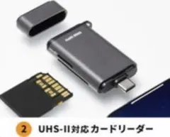UHS-Ⅱ 対応カードリーダーのサムネイル