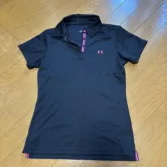 Under Armour レディースポロシャツ ブラック/ピンク