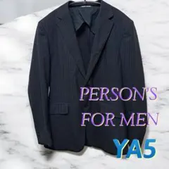 PERSON’S FOR MEN　メンズスーツ　ジャケット　背抜き　ストライプ