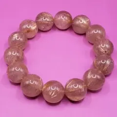 【大玉‼️新品未使用】ルチルクォーツブレスレット