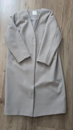 earth music&ecology グレー ロングコート M