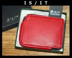 新品 IS/IT イタリアンレザー コンパクト財布 エコバッグ付属 Ⓗ