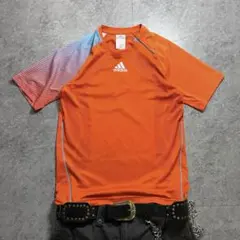 00s old adidas cyber t shirt/y2k/tech 로고