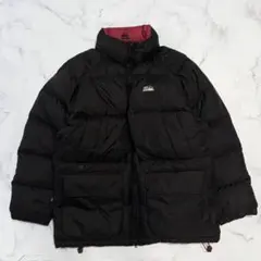 ✨大人気✨FIRST DOWN リバーシブル ダウンジャケット 黒赤 Mサイズ