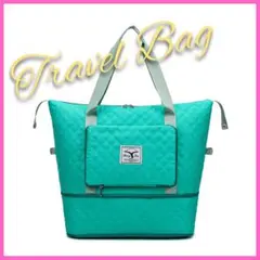 マザーズバッグ　トートバッグ　トラベルバッグ　大容量　グリーン　おしゃれ