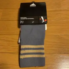 adidas TEAM SOCKS グレー・ベージュ M