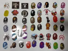 アベイジングエイプ BATHING APE ステッカーセット　50枚のサムネイル