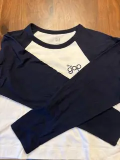 GAP ラグランスリーブ Tシャツ L ホワイト/ネイビー
