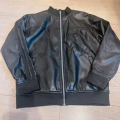 BABYDOLL 140cm レザーブルゾンジャケット　アウター 子供　革ジャン