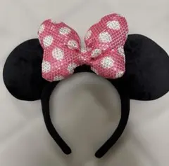 ディズニー　ミニー　ヘアーバンド　カチューシャ