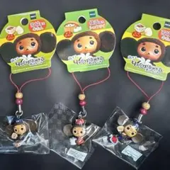 チェブラーシカ ストラップ 3個セット