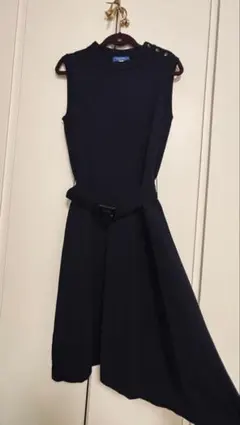 【美品】BLUE LABEL CRESTBRIDGEニットワンピース 上品