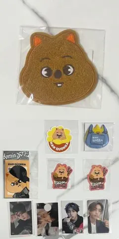 StrayKids SKZOO刺繍コースターハン／ハンクォッカ