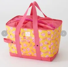 おぱんちゅうさぎ　保冷買い物バッグ　ローズピンク