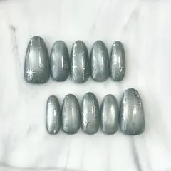 ネイルチップ マグネットネイル 韓国ネイル ニュアンスネイル シンプルネイル