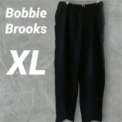 BobbieBrooks XLサイズ 黒ブラック ワイドパンツ ゴムウエスト