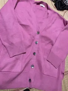 earthアース❤️ピンクパープルニットカーディガン❤️未使用