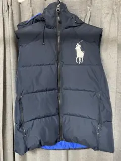 Polo Ralph Lauren ビッグポニー ダウンベスト ネイビー L