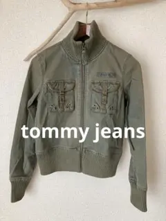 tommy jeans トミーヒルフィガー　ミリタリージャンパー　Mサイズ