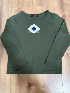 長袖カットソー 120サイズ グリーン