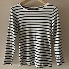 GU 長袖カットソー　長袖Tシャツ　ロンT ボーダー