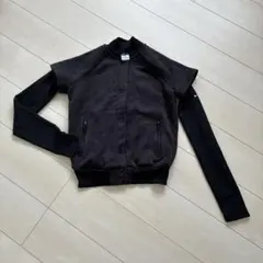 Nike ダークグレー ジップアップ長袖トップスSサイズ