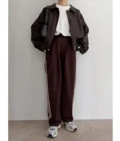 AMIE♡柔らかレザージャケット　ブラウン