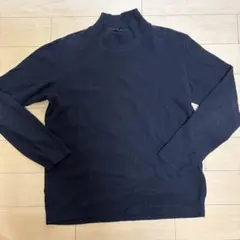 UNIQLO ユニクロ HEATTECH ハイネックカットソー ブラック M