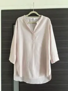UNIQLO レーヨンスキッパーブラウス 七分袖