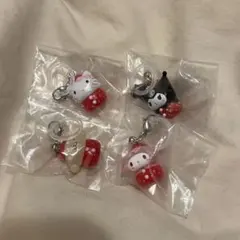 サンリオキャラクターズ　いちごめじるしアクセサリー　4個セット