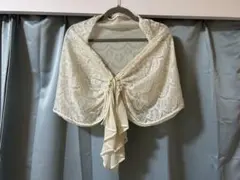 結婚式お呼ばれ　レース　ショール