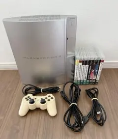 PlayStation 3 本体 CECHL00 動作品 ソフト８本付き
