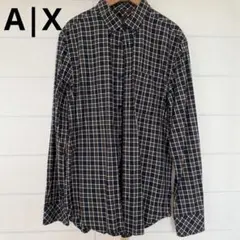 A|X ARMANI EXCHANGE チェック柄長袖シャツのサムネイル