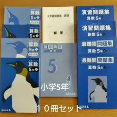 小学校5年生 算数 10冊セット