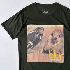 ブラー　Tシャツ　グリーン　Lサイズ　バンドTシャツ　blur 古着