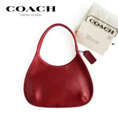 ☆美品☆COACH オールドコーチ【エルゴ 9033 】赤 ビンテージ - メルカリ