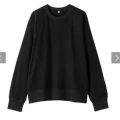 無印良品　ワッフル編みクルーネック長袖Ｔシャツ