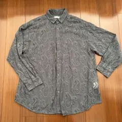 【美品】SENSE OF PLACE ペイズリー レース シャツのサムネイル