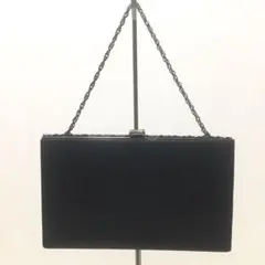 2WAY 黒 ブラック フォーマル 冠婚葬祭 クラッチバッグ パーティーバッグ