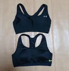 Under Armour、Nike スポーツブラ Sサイズ 2枚セットのサムネイル