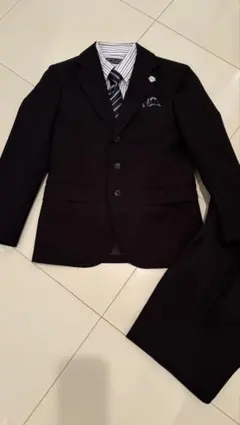 【美品】ミチコロンドンコシノ　150男子フォーマル6点セット　 卒業式セレモニー