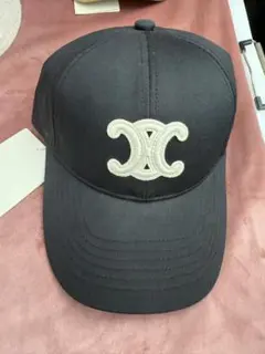 ラック キャップ 刺繍セリーヌ ブラック キャップ