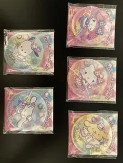 サンリオキャラクターズ オリジナル 缶ミラー 全 5種 セット セブンイレブン